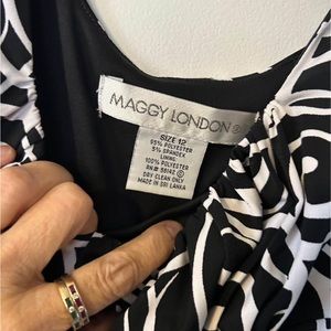 Black and white dress